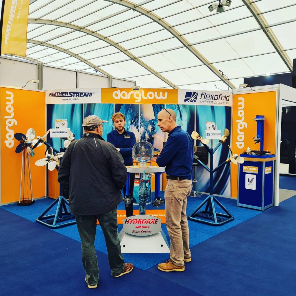 The Darglow Stand at the Southampton Boat Show 2021